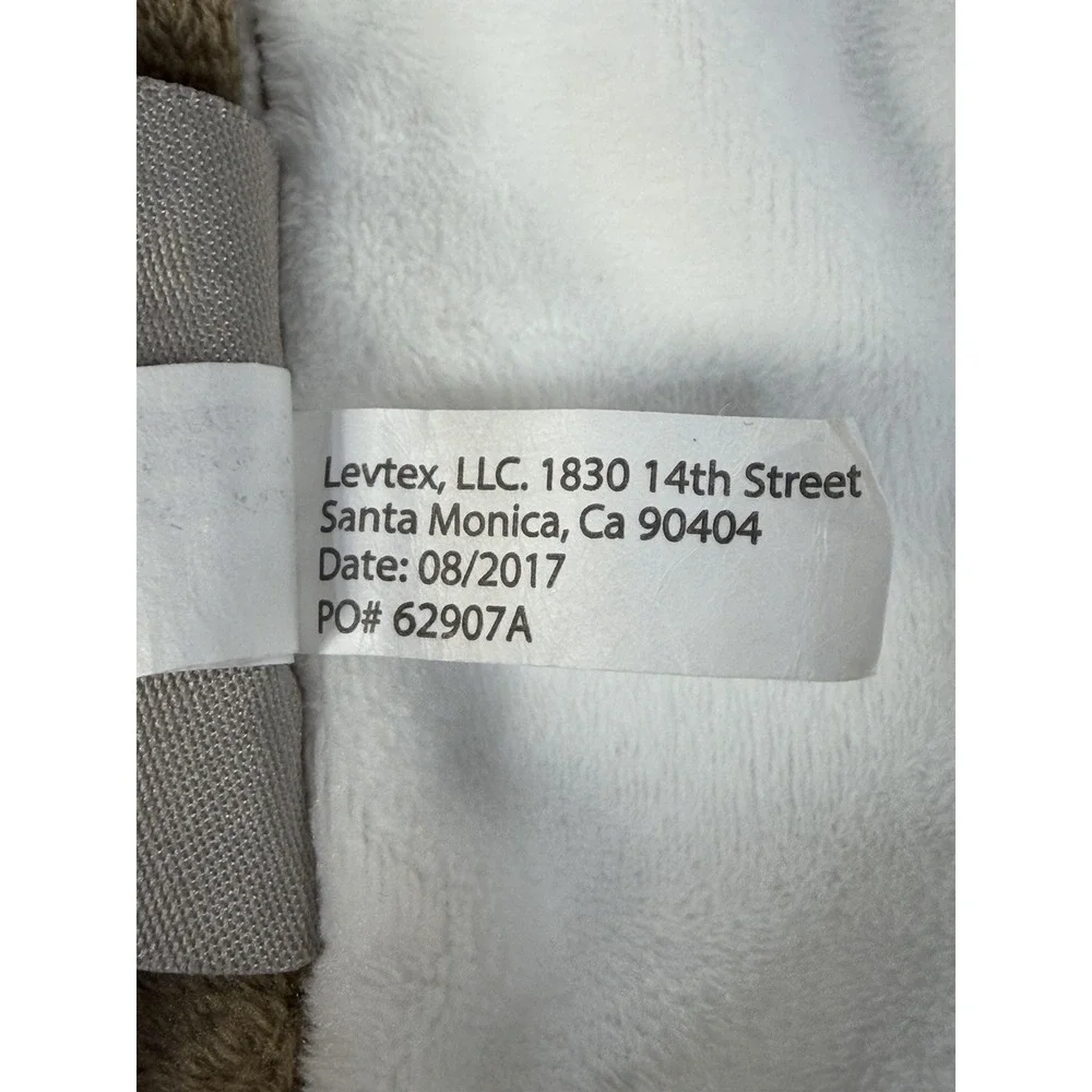 Levtex Baby Deer Security Blanket Lovey Brown White Buck Antlers 15x15 Lovie
